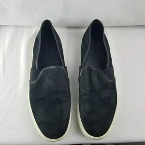 Vince Preston Suede Women's Black Slip-on Shoes Sz 11